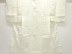 アンティーク　本麻透かし織草葉模様長襦袢